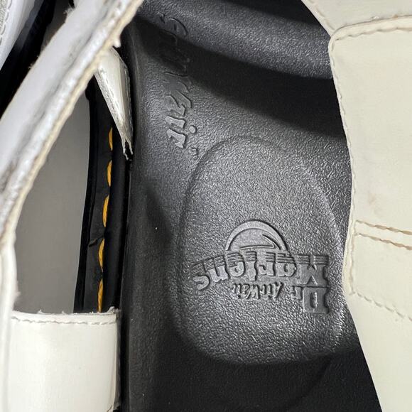 Dr. Martens Blaire White Leather Sandal Shoe Size 9 - Picture 7 of 10